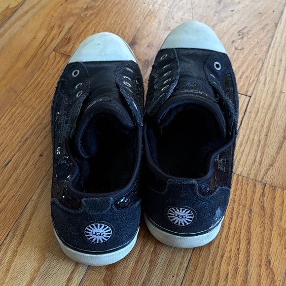 UGG Black Sequin Casual Sneakers - Picture 3 of 4